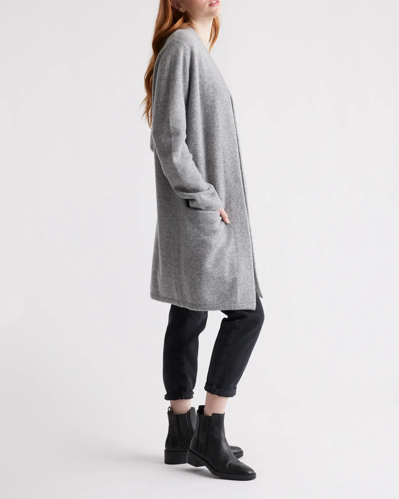 Superfine Merino Wool Sweater Coat