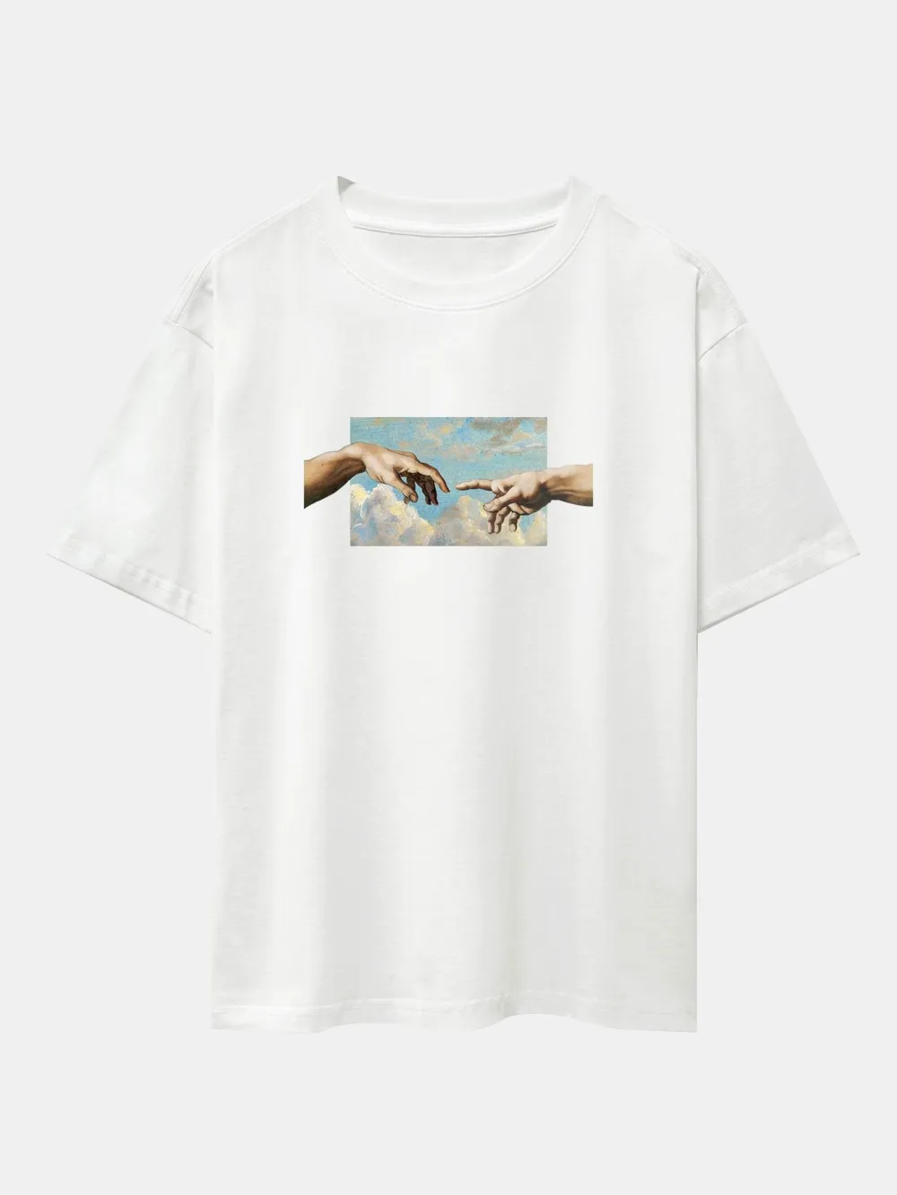 Create Adam Print Heavy Weight Oversize T-Shirt