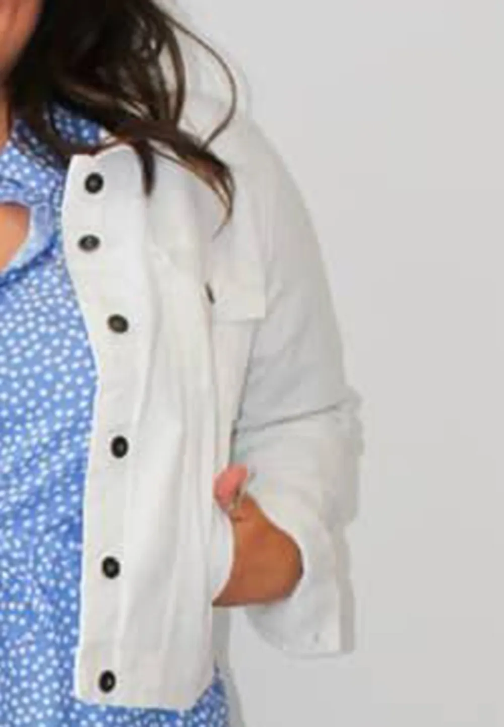 White Denim Jacket