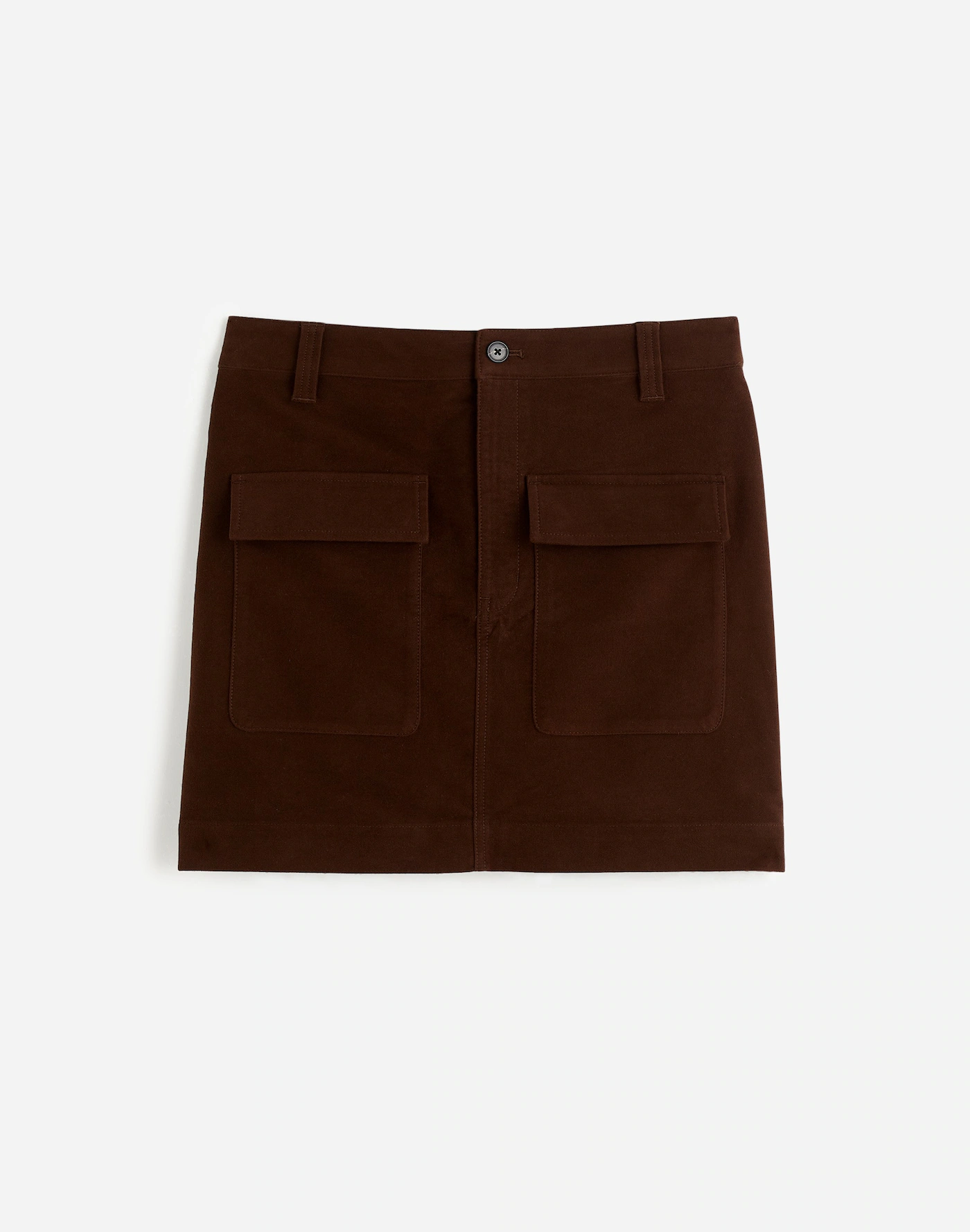 Utility Mini Skirt in Moleskin