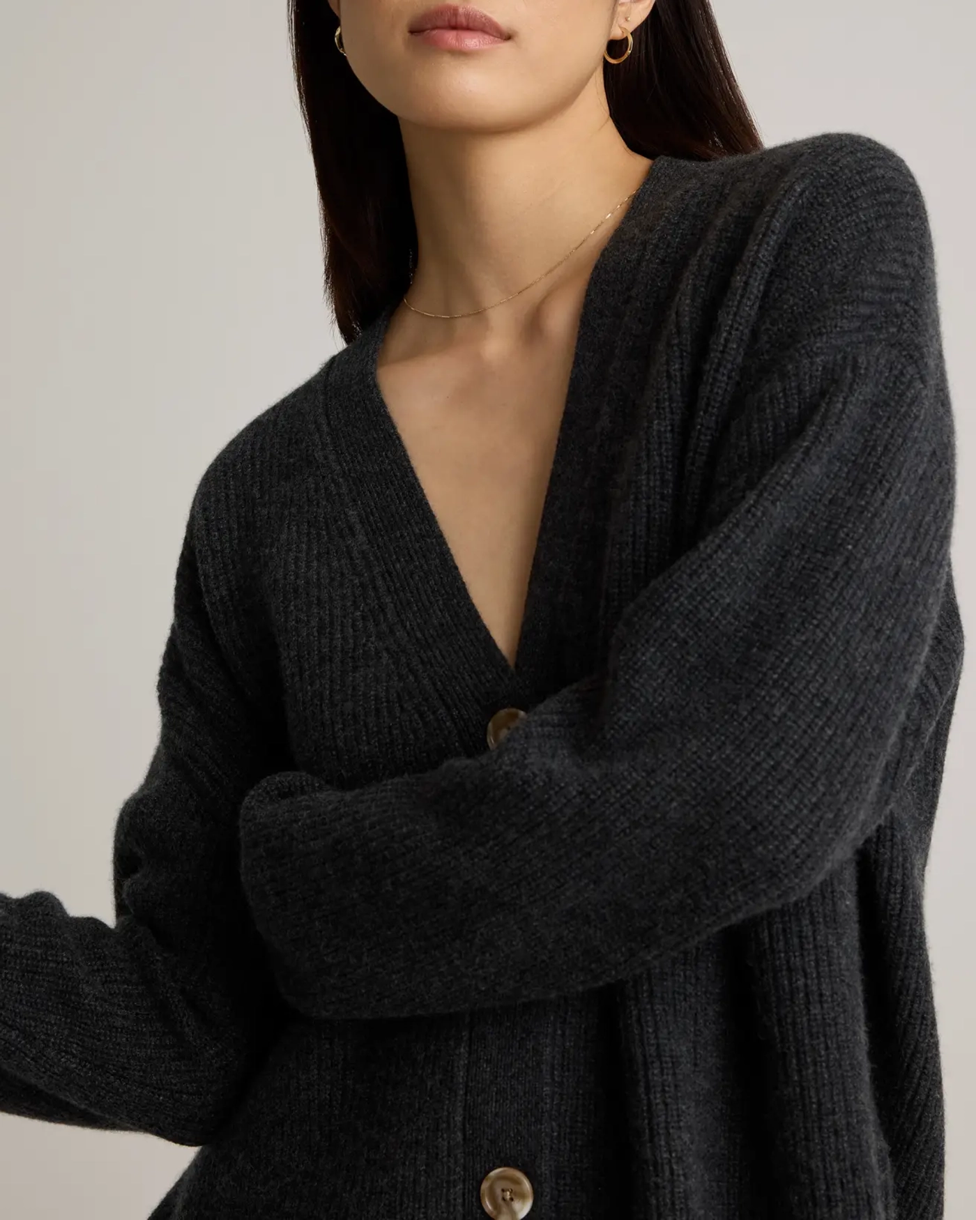 Cropped Cardigan Sweater