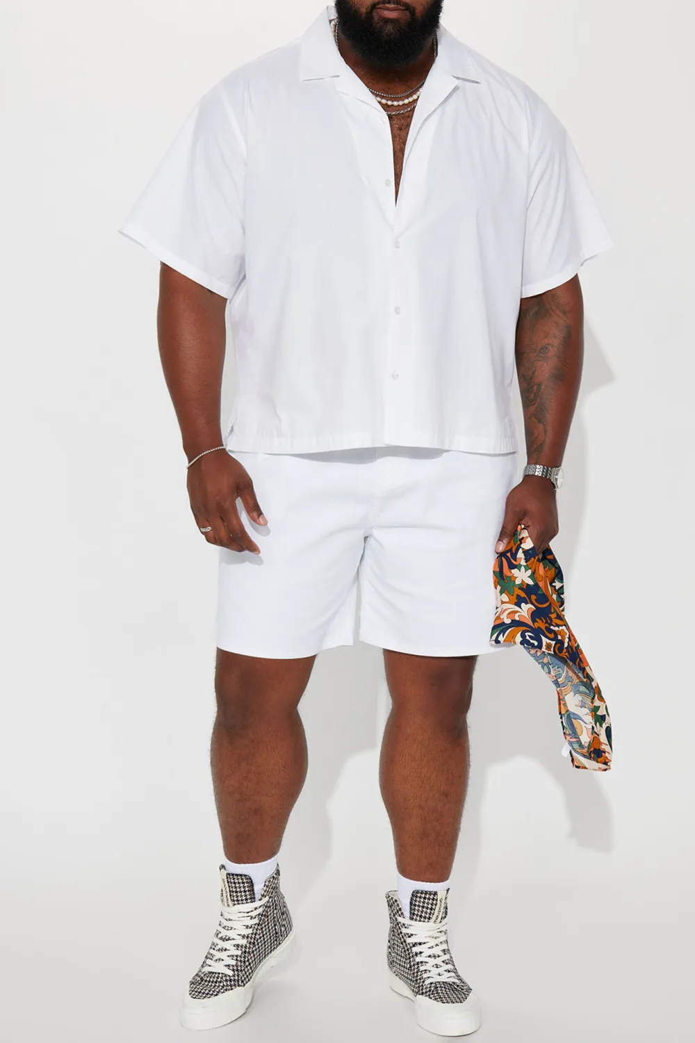 Ryland Relaxed Cuban Shirt - White