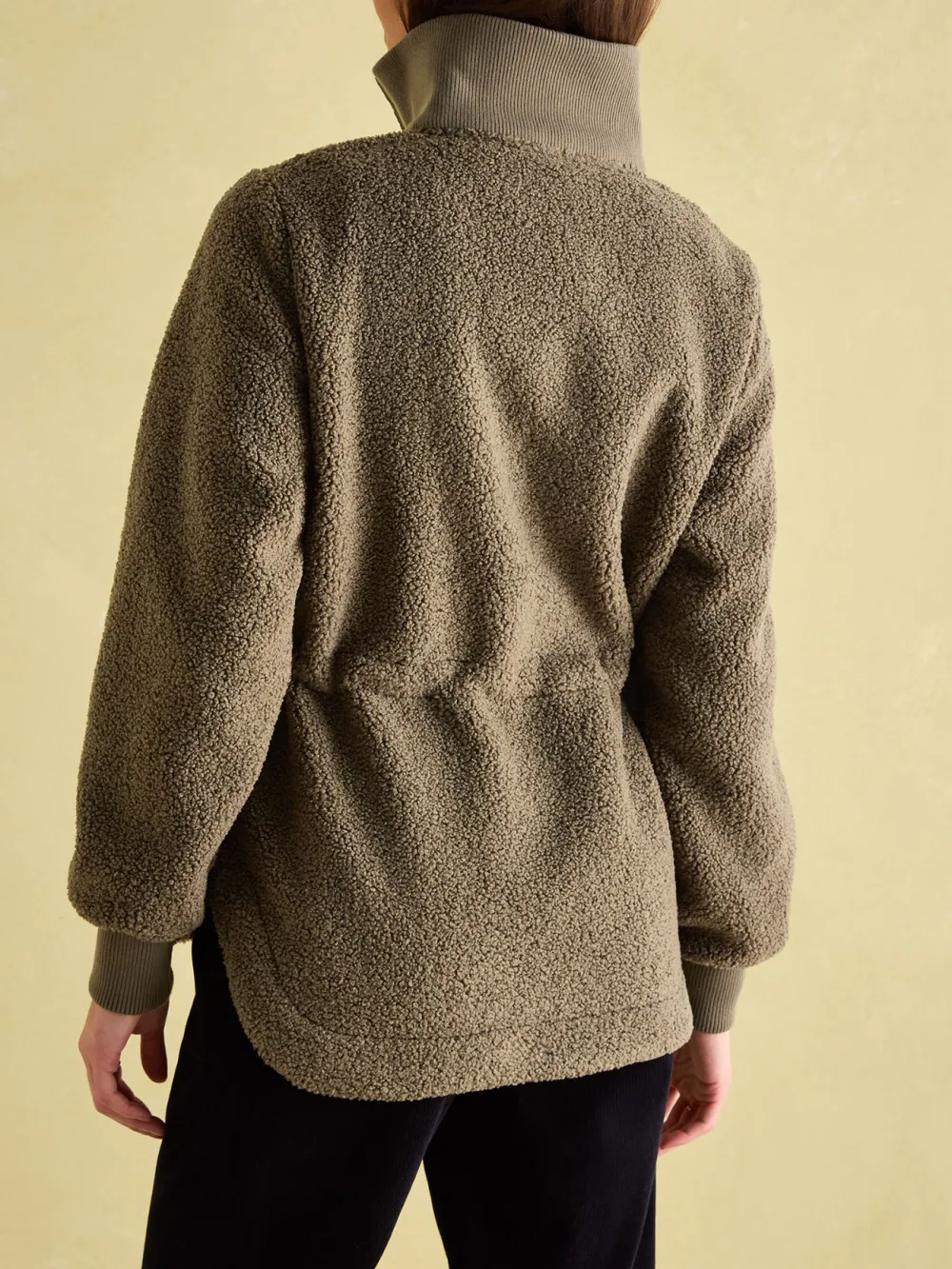 Thurleston Khaki Green Borg Fleece