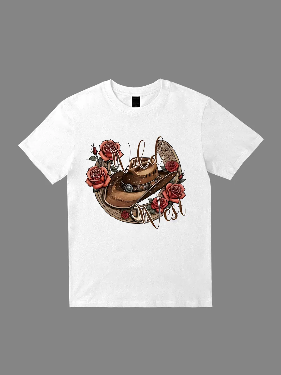 Floral Western Rodeo Tee