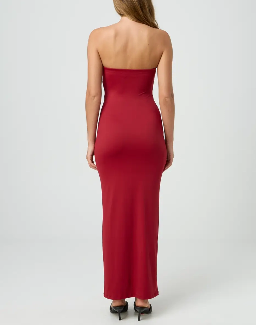 Strapless Fitted Maxi Dress