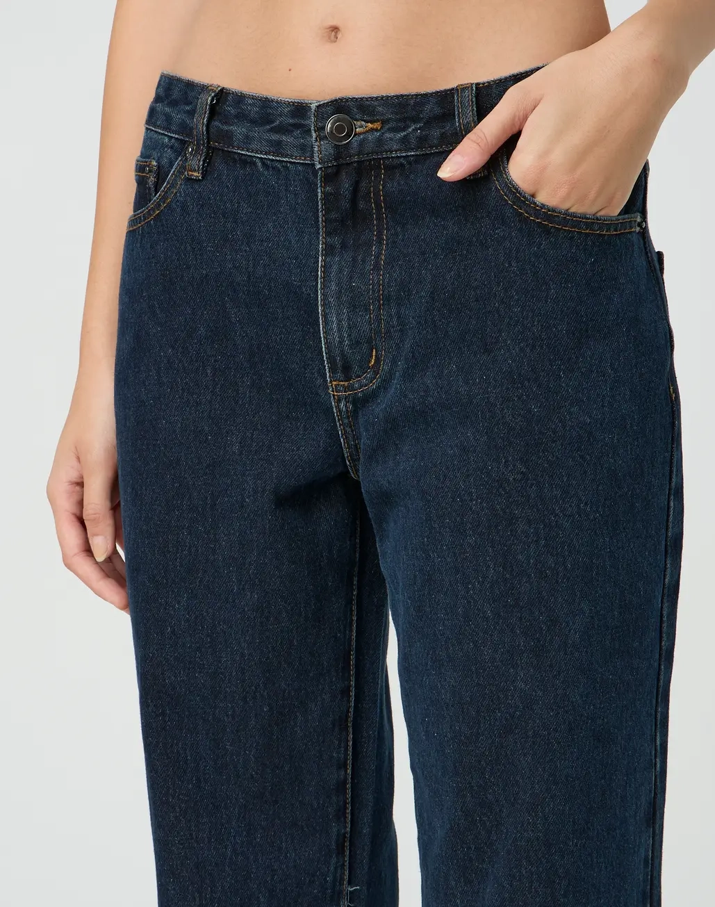 Low Rise Straight Leg Jean