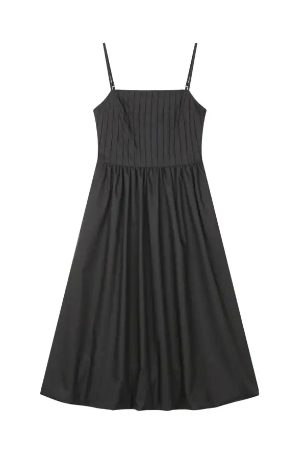 Della Bubble Dress - Black