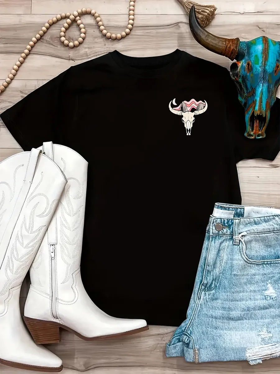 Wild West Cute Country Cowgirl T-shirt