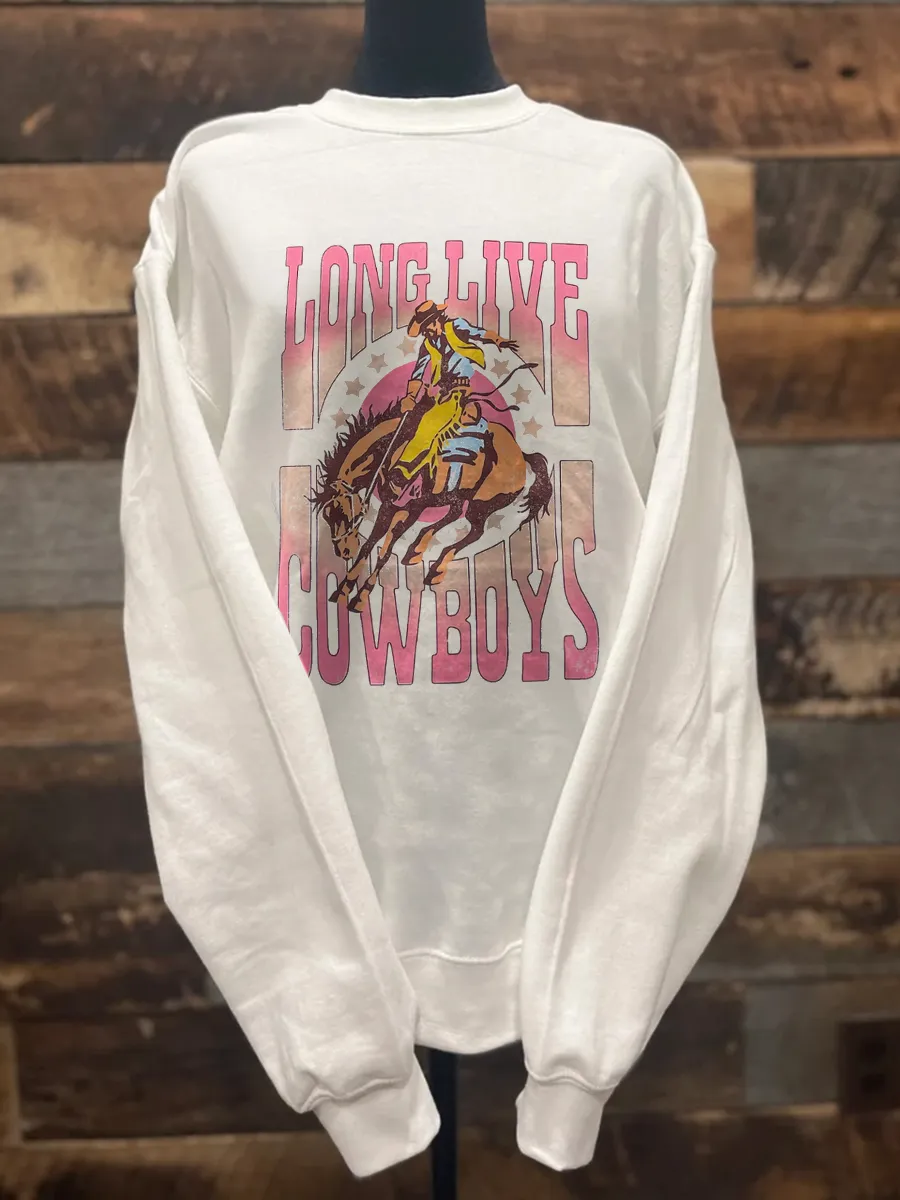 Long Live Cowboys Graphic Sweatshirt