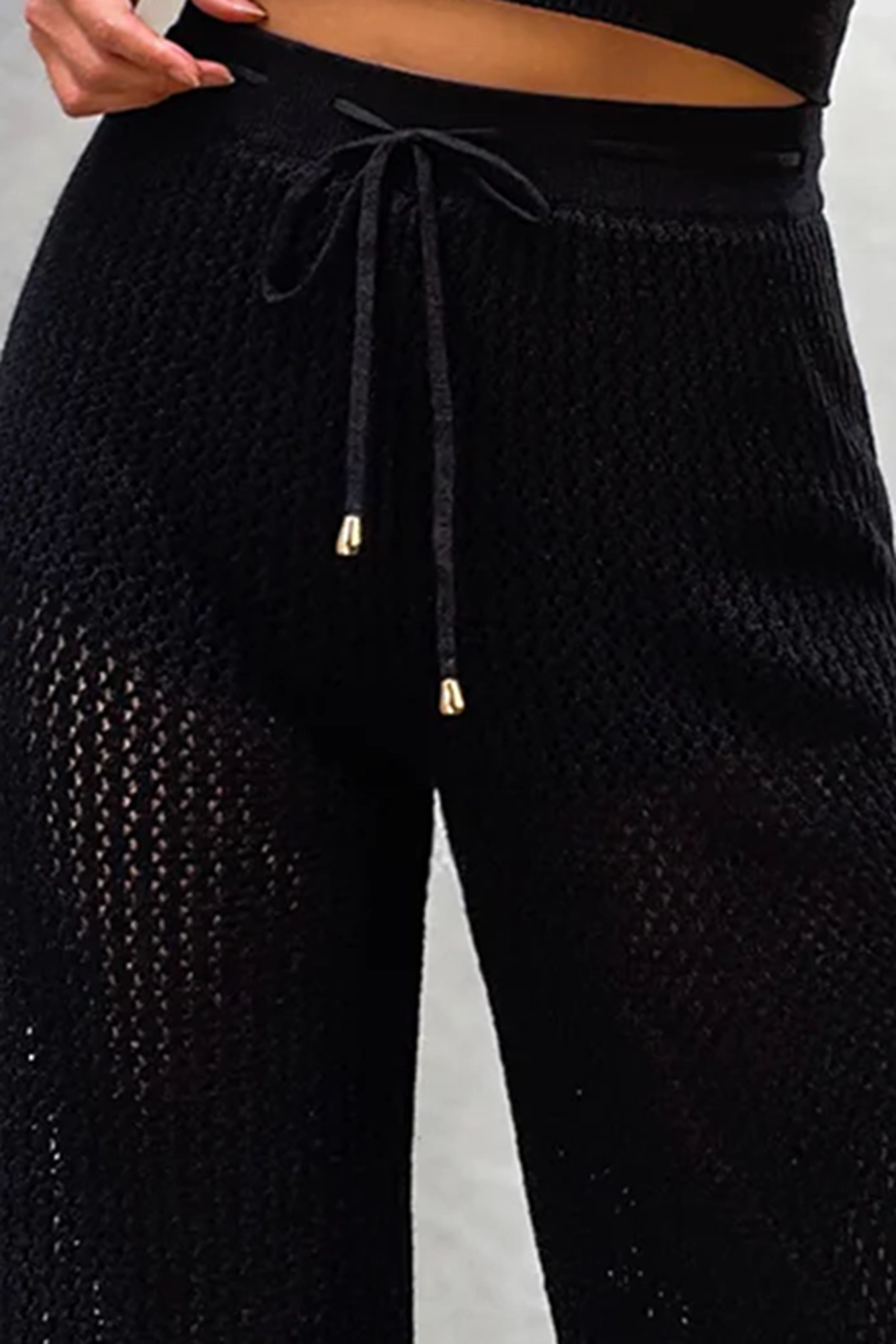 Jordina Knit Pants (Black)