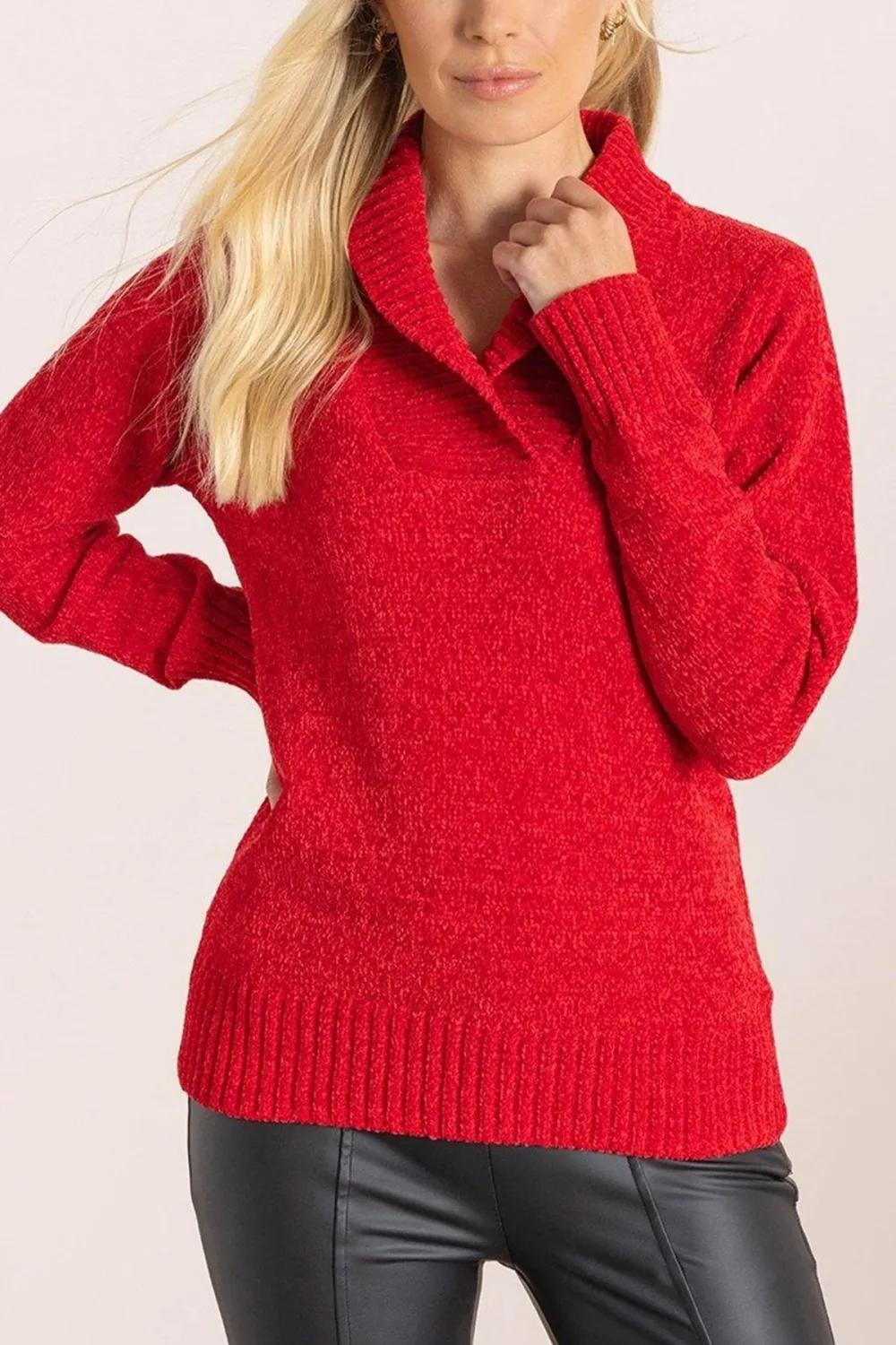 Chenille Collar Jumper