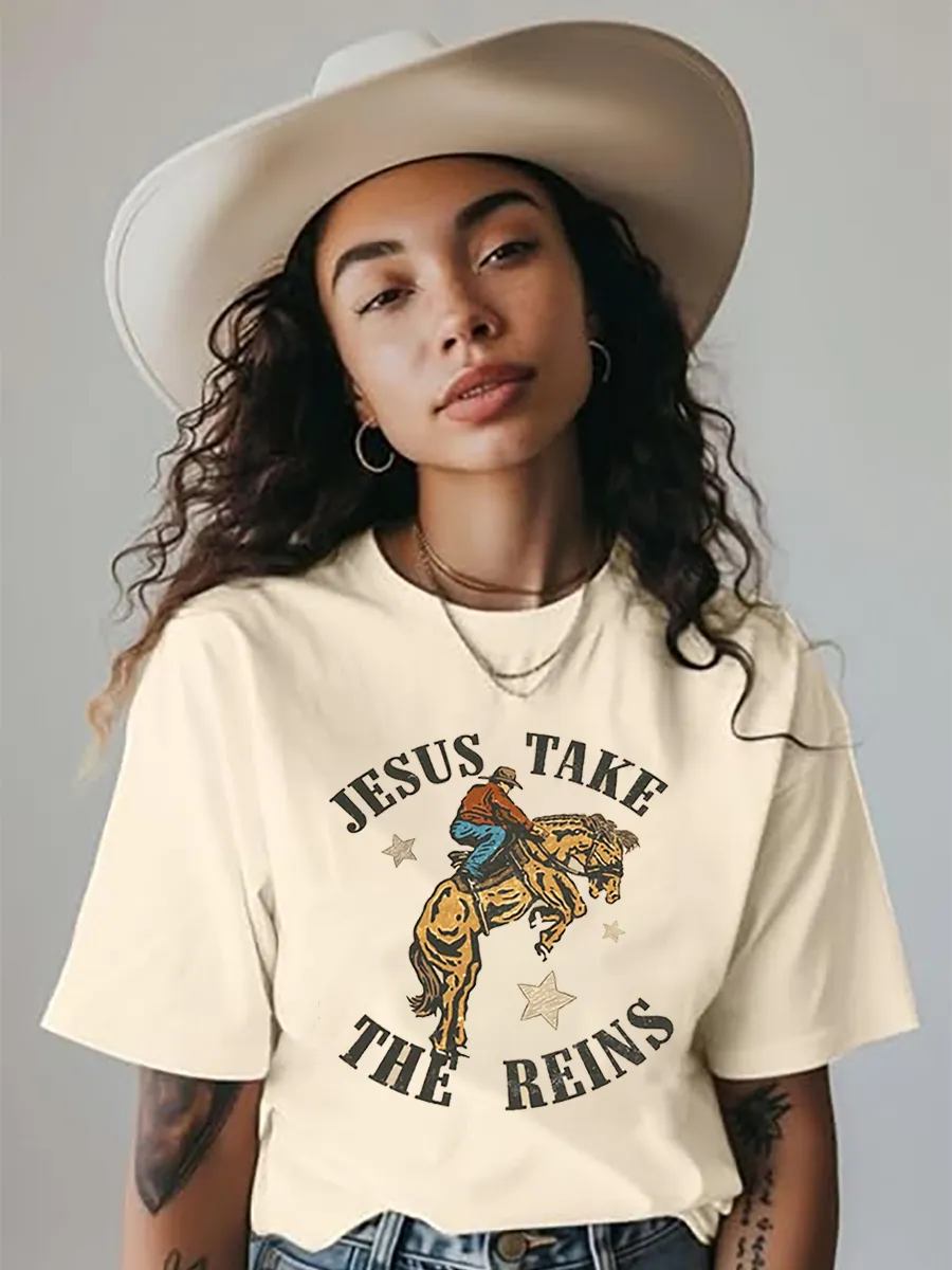 Jesus Take The Reins T-shirt