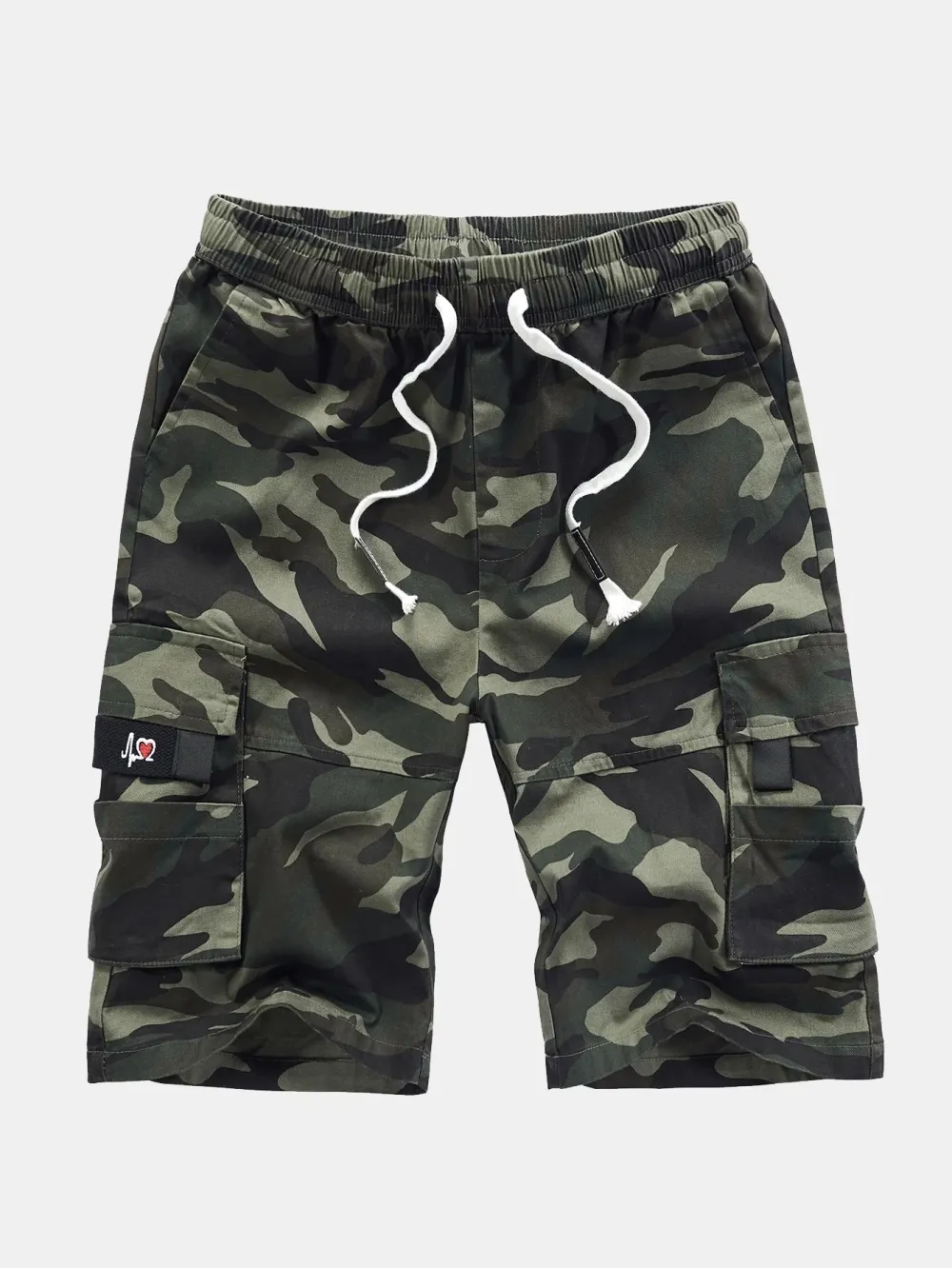 Drawstring Chino Cargo Shorts