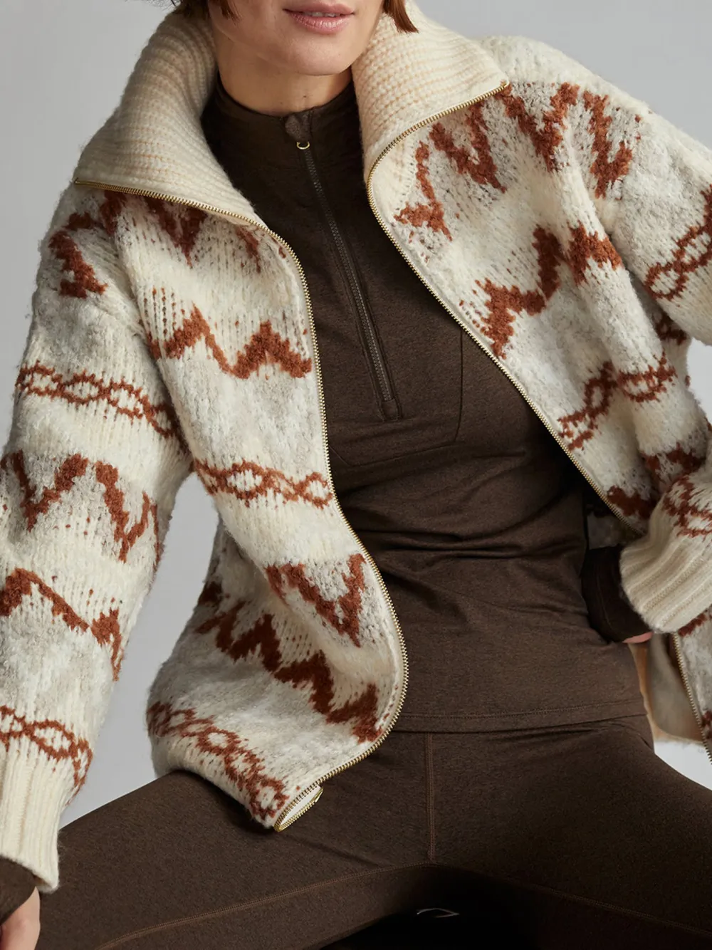 Brooke Fairisle Knit Jacket