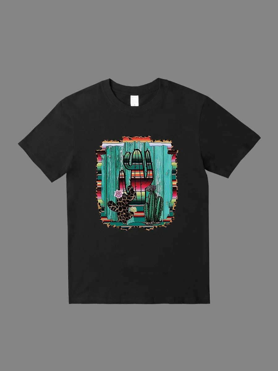 Serape Cactus Tee