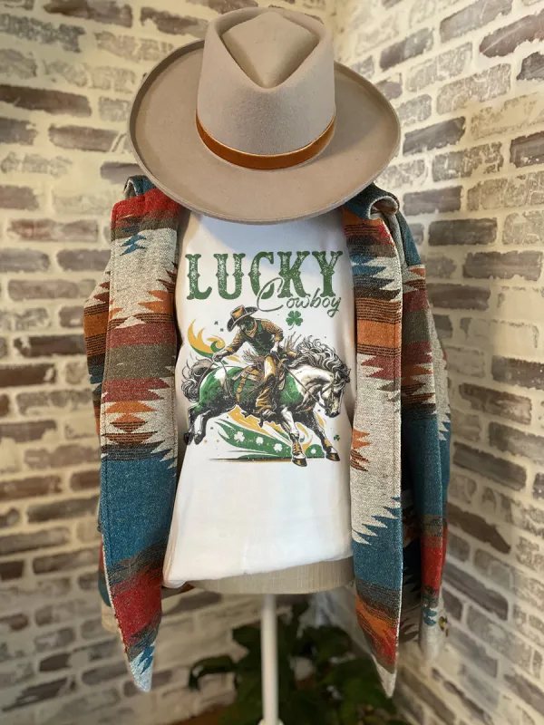 St. Patrick's Day Lucky Cowboy T-Shirts