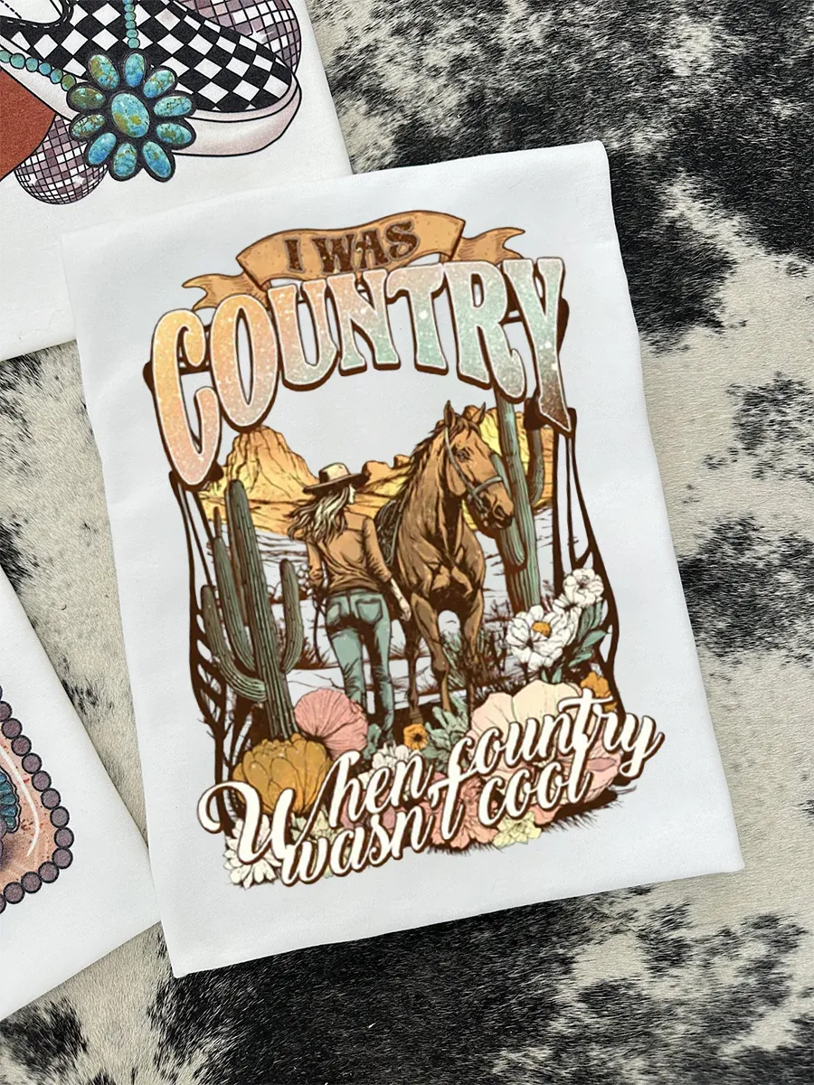 When Country Wasn't Cool t-shirts