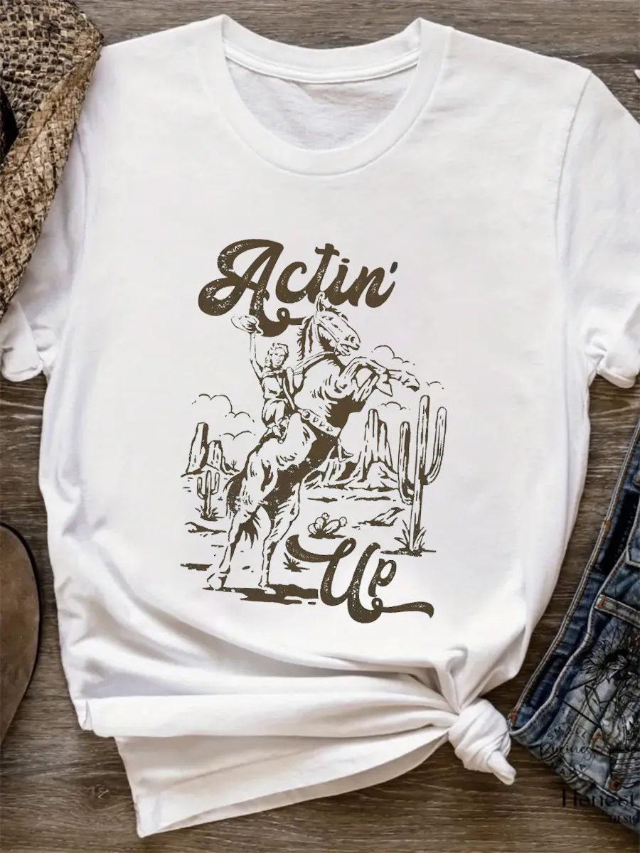 Actin' Up Horse T-shirt