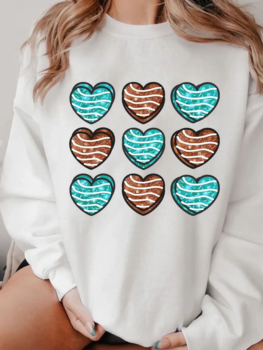 Valentine's Day Love Slogan Pattern Sports Shirt