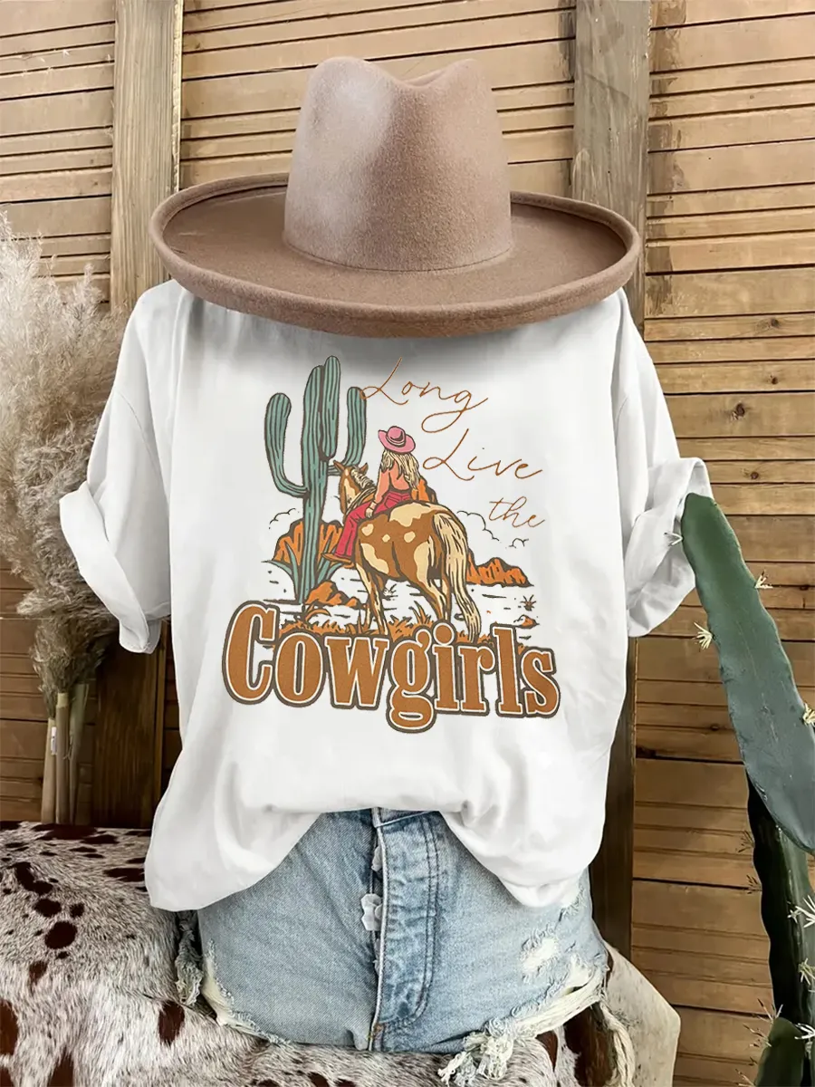 Long Live Cowgirls Tee