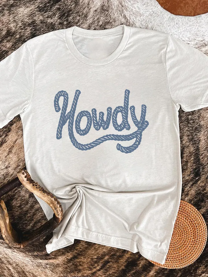 Howdy Script T-Shirt