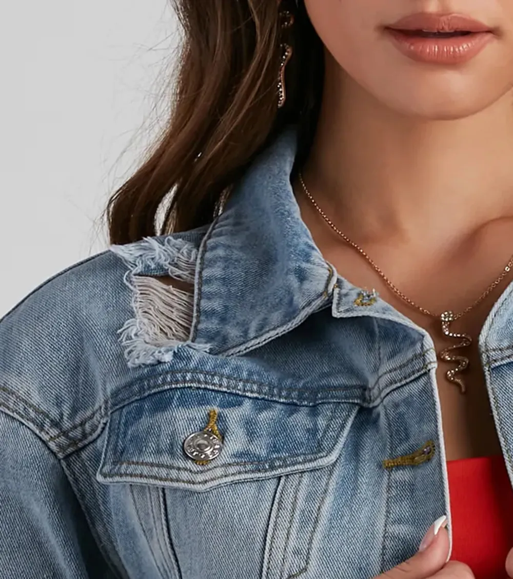 Boardwalk Crop Denim Jacket