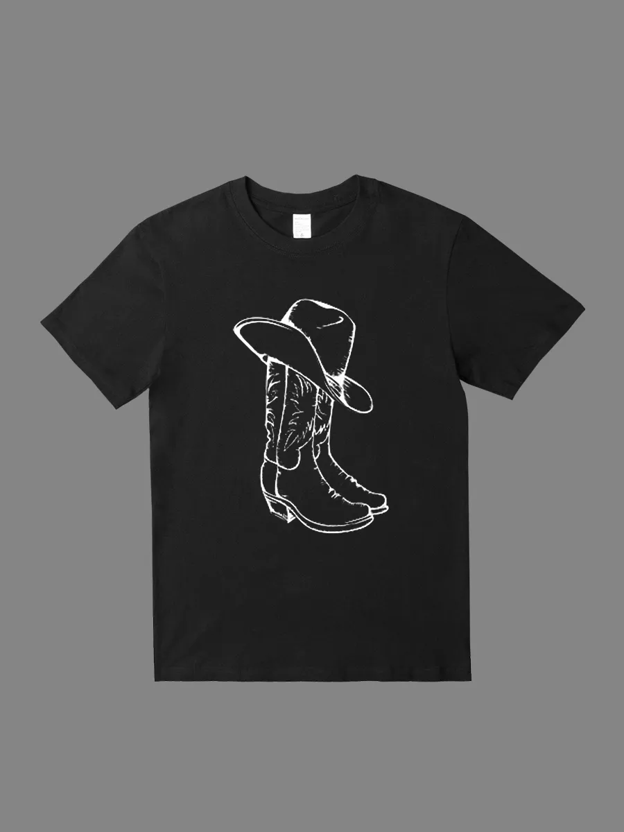 Country Vintage Cowboy Boots T-shirt