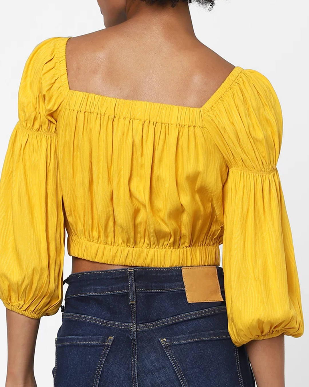 Yellow Crop Top