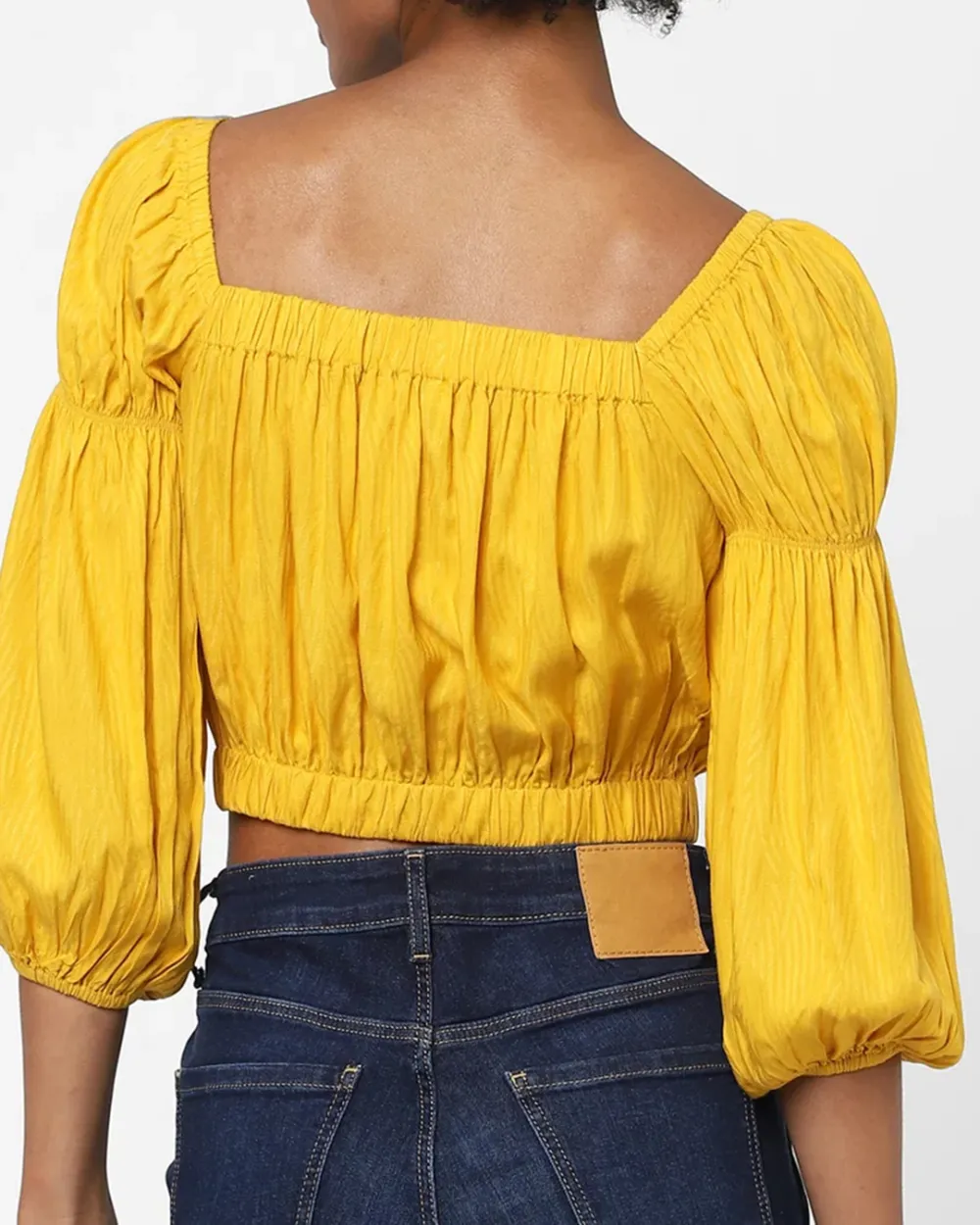 Yellow Crop Top