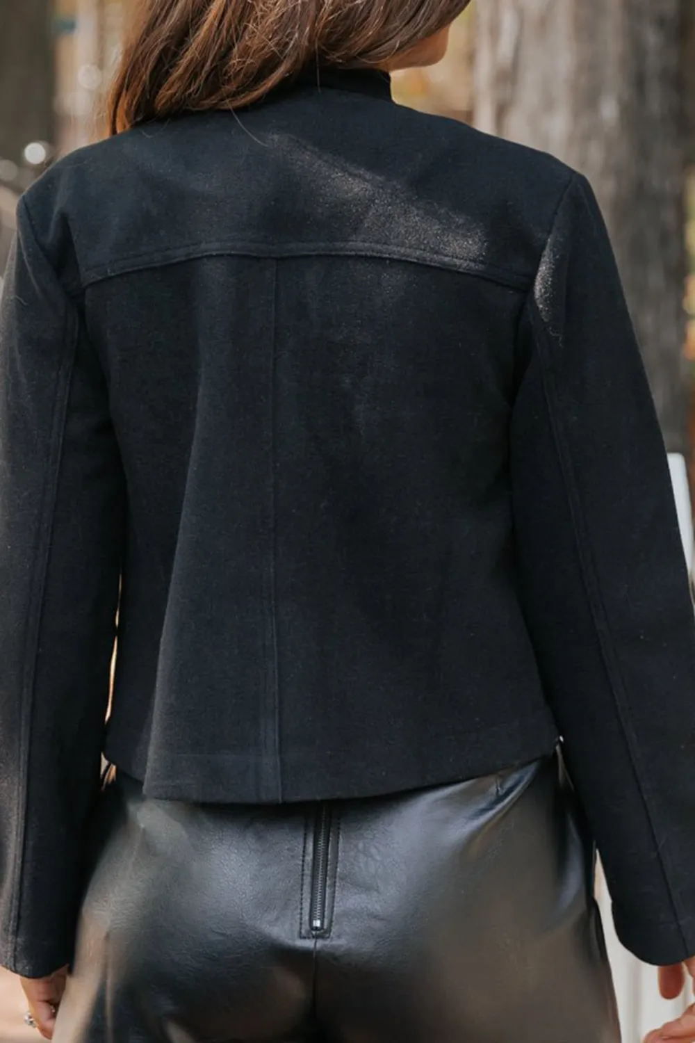 Black Structured Jacket