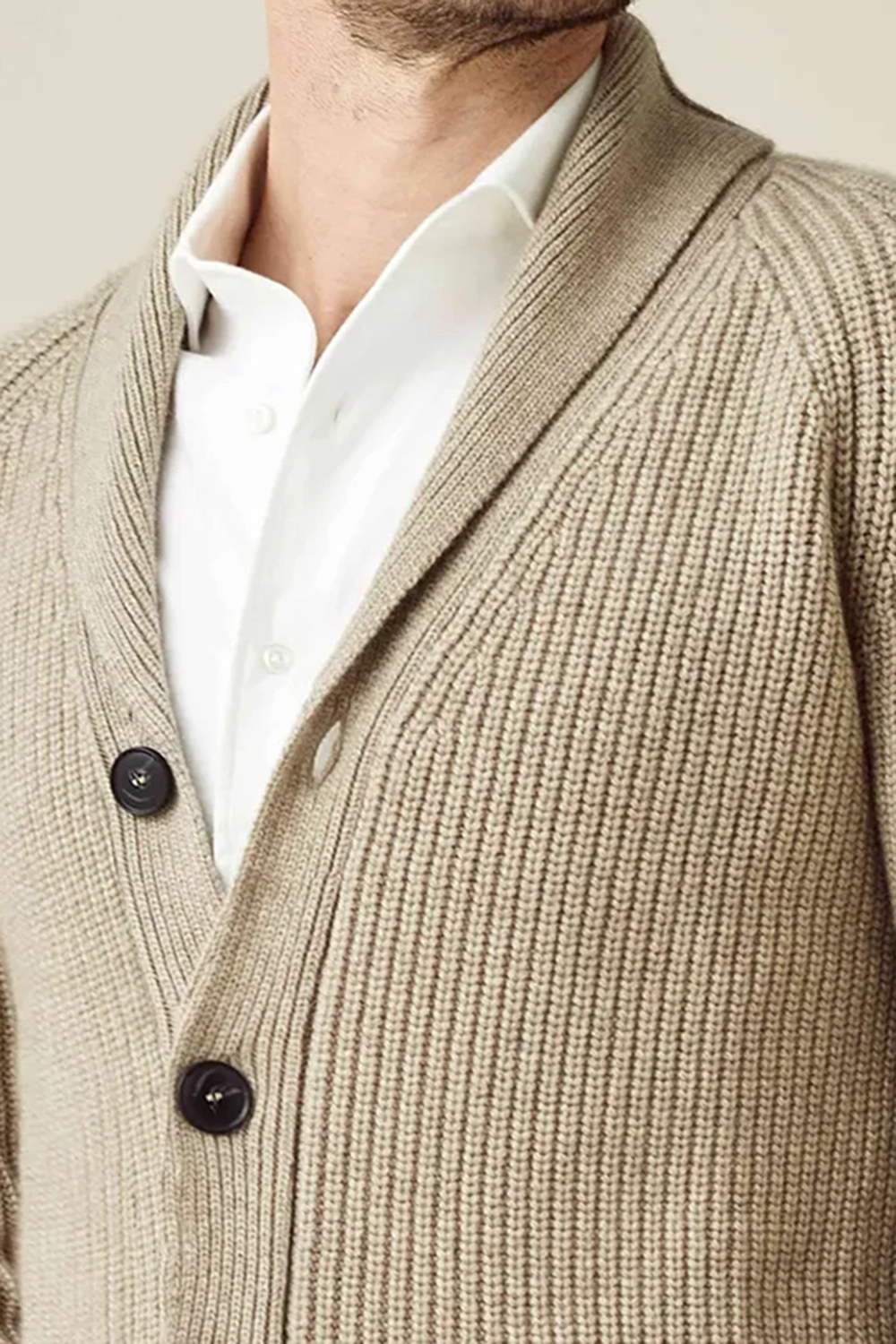 Comfortable Relaxed Fit Shawl Cardigan