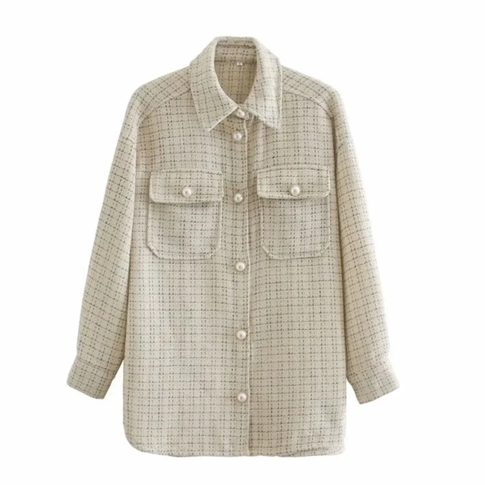 Delores Oversized Vintage Plaid Shirt