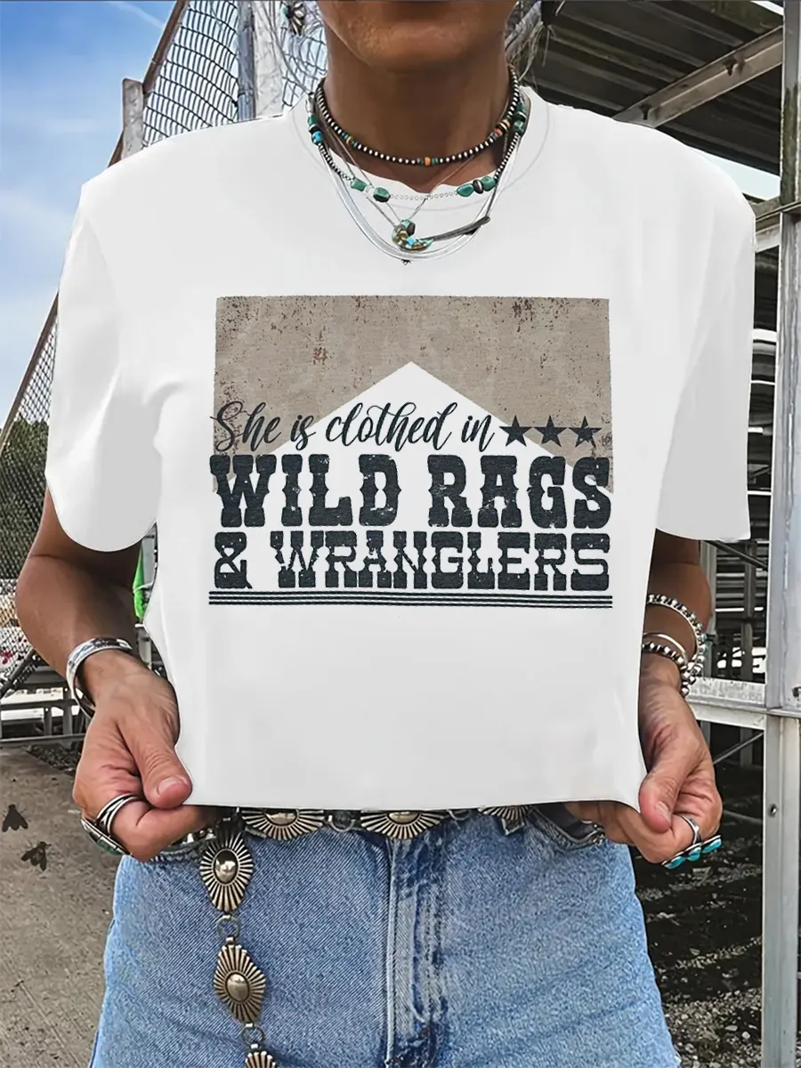 wild rags & wranglers T-shirt