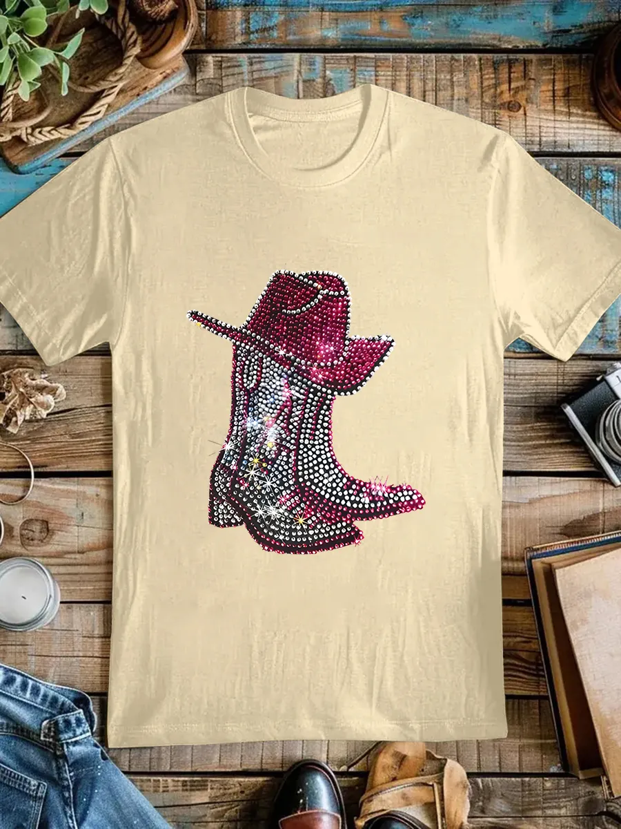 Glitter Boots T-Shirt