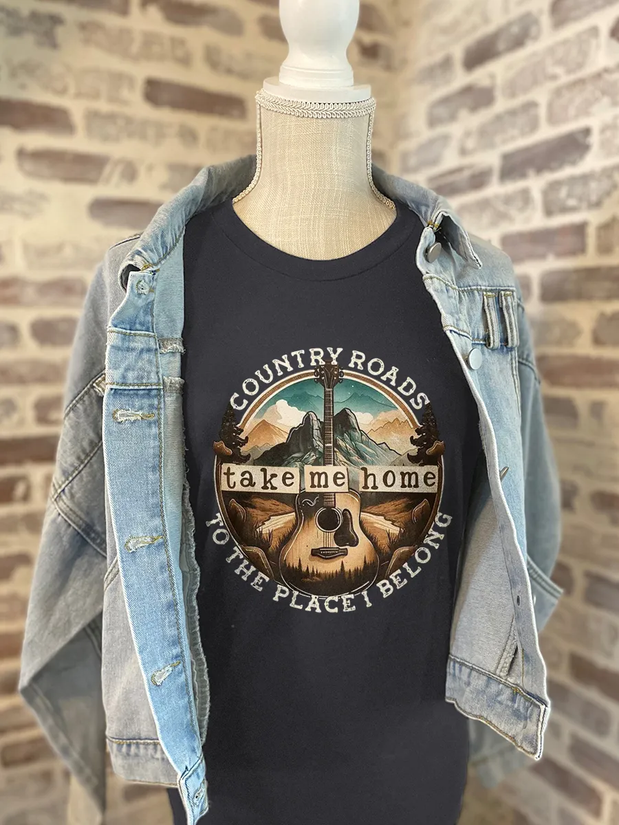 Country Roads Take Me Home T-shirt