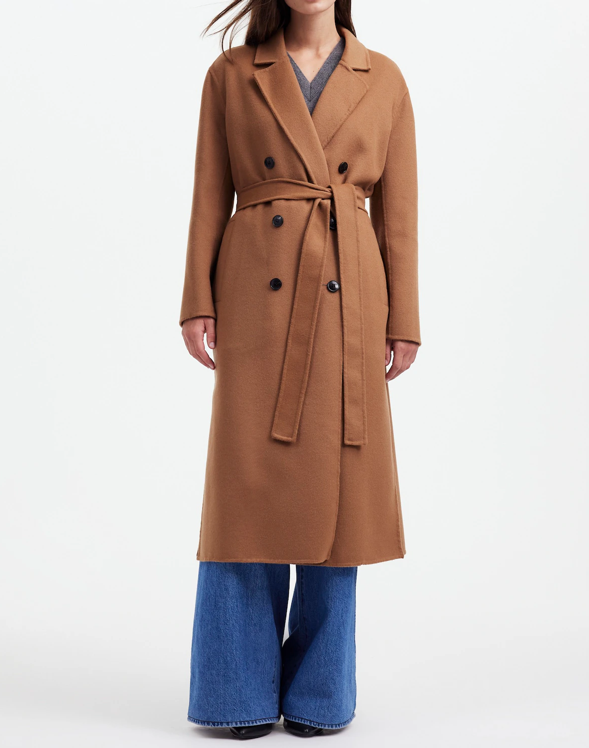 Double-Faced Brushed Long Coat