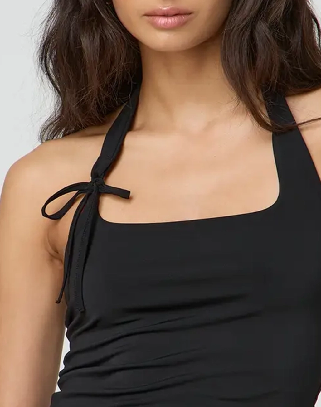 Tie Up Halter Neck Tank