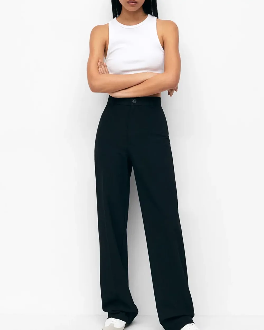 Smart Straight-leg Trousers