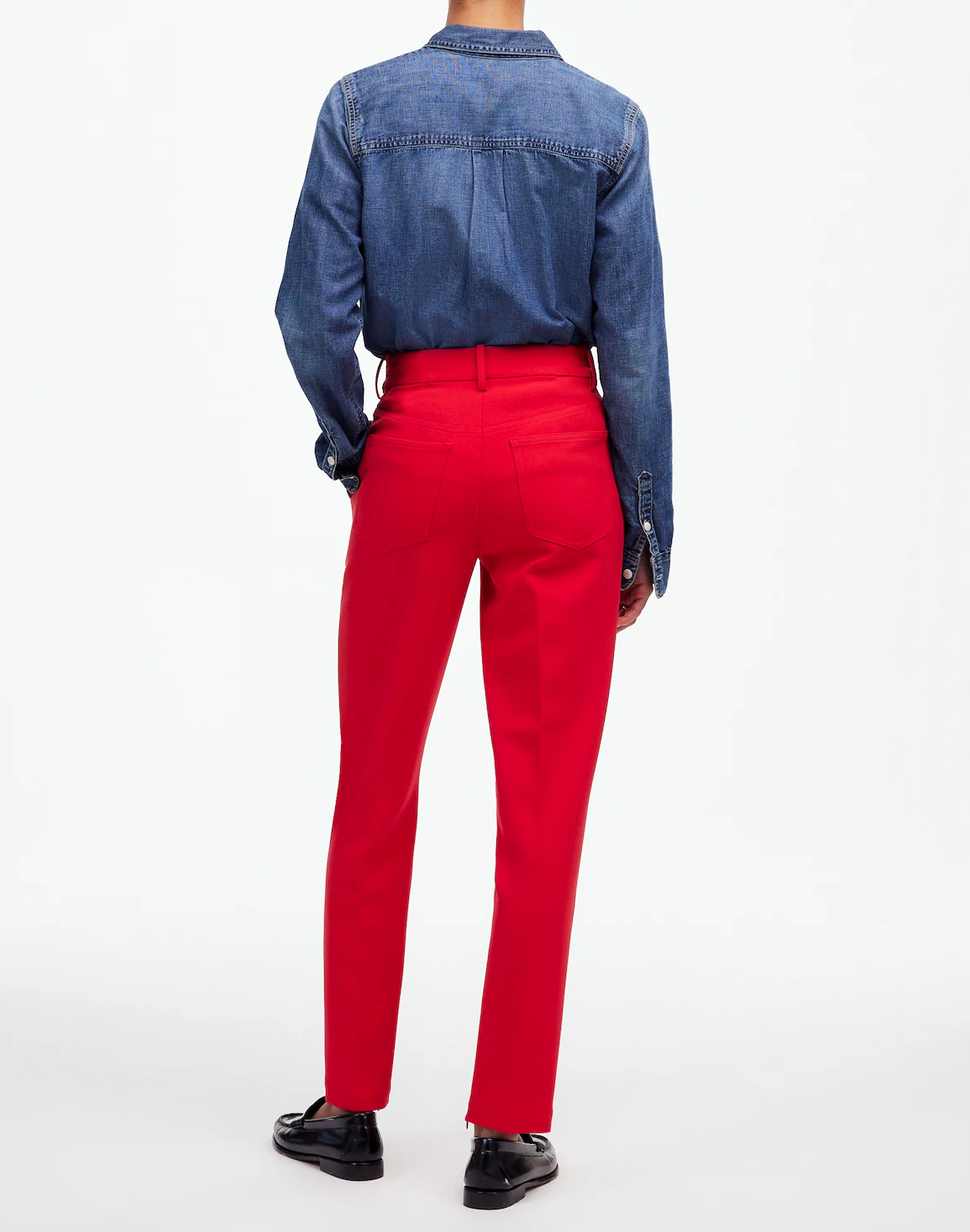 Mid-Rise Slim Ankle Pant