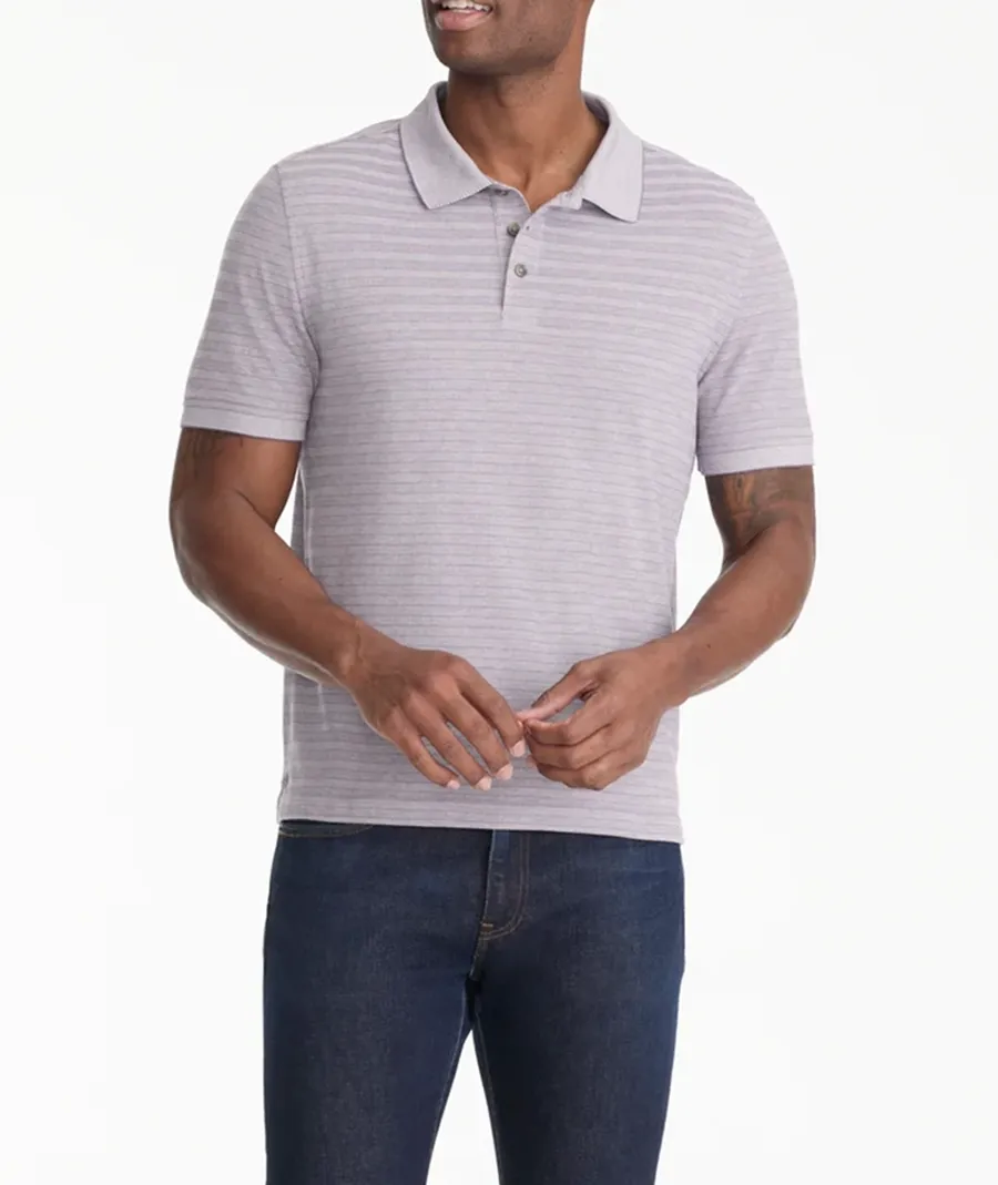 Horizontal Striped Polo