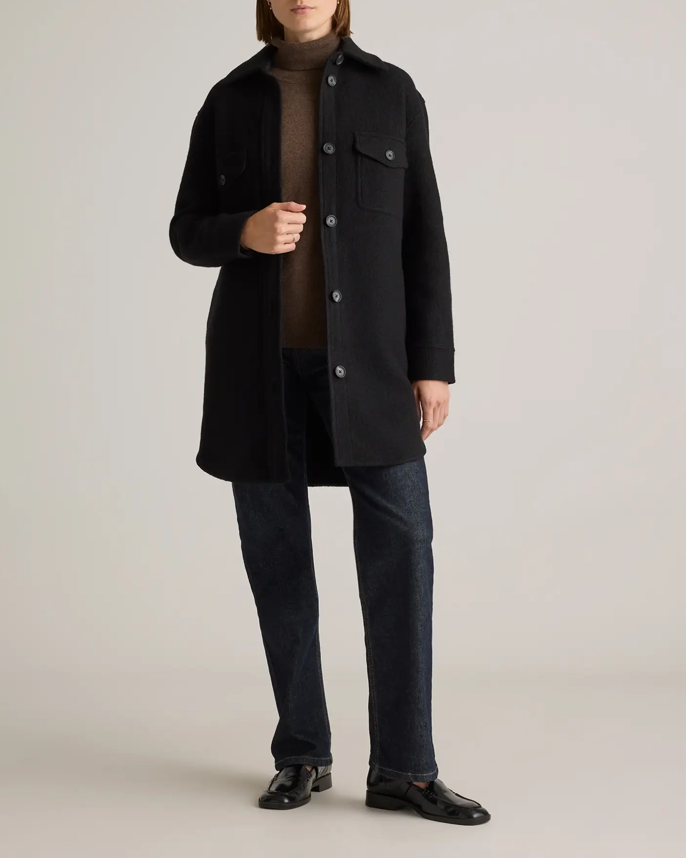 Oversize Long Shirt Jacket