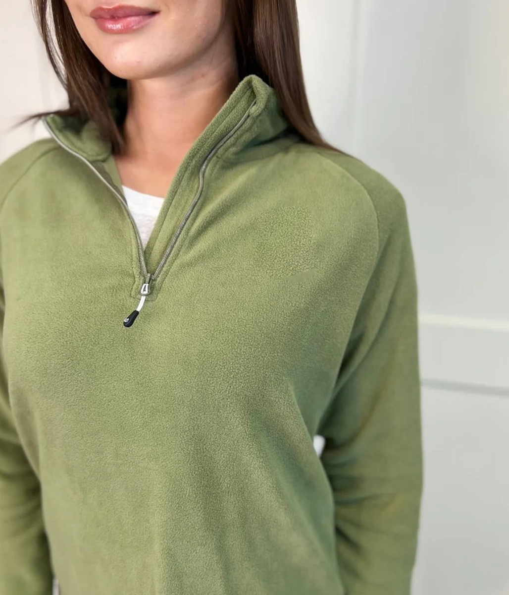 Dark Green Freeform Fleece