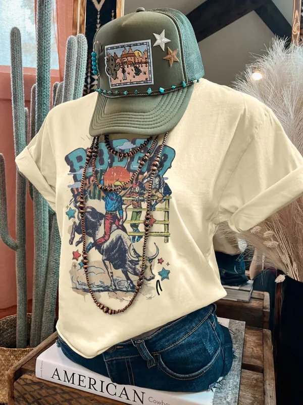 THE WYOMING RODEO TEE