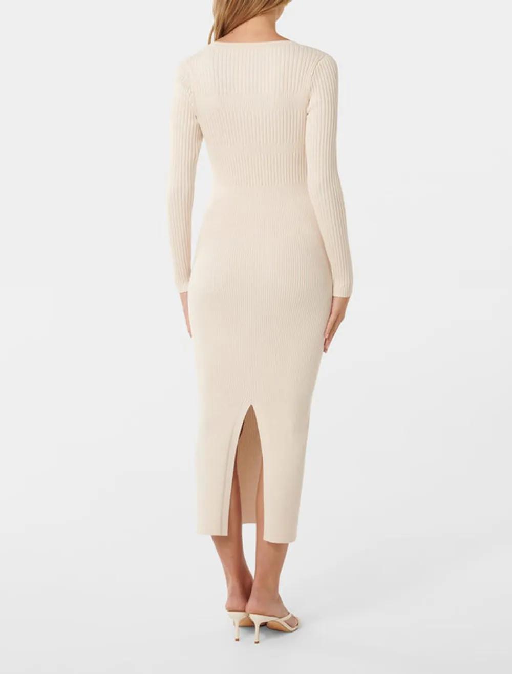 Teagan Ribbed Knit Midi Dress