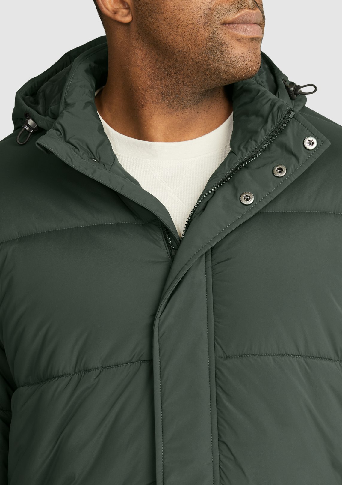 DARK GREEN MARSDEN PUFFER JACKET