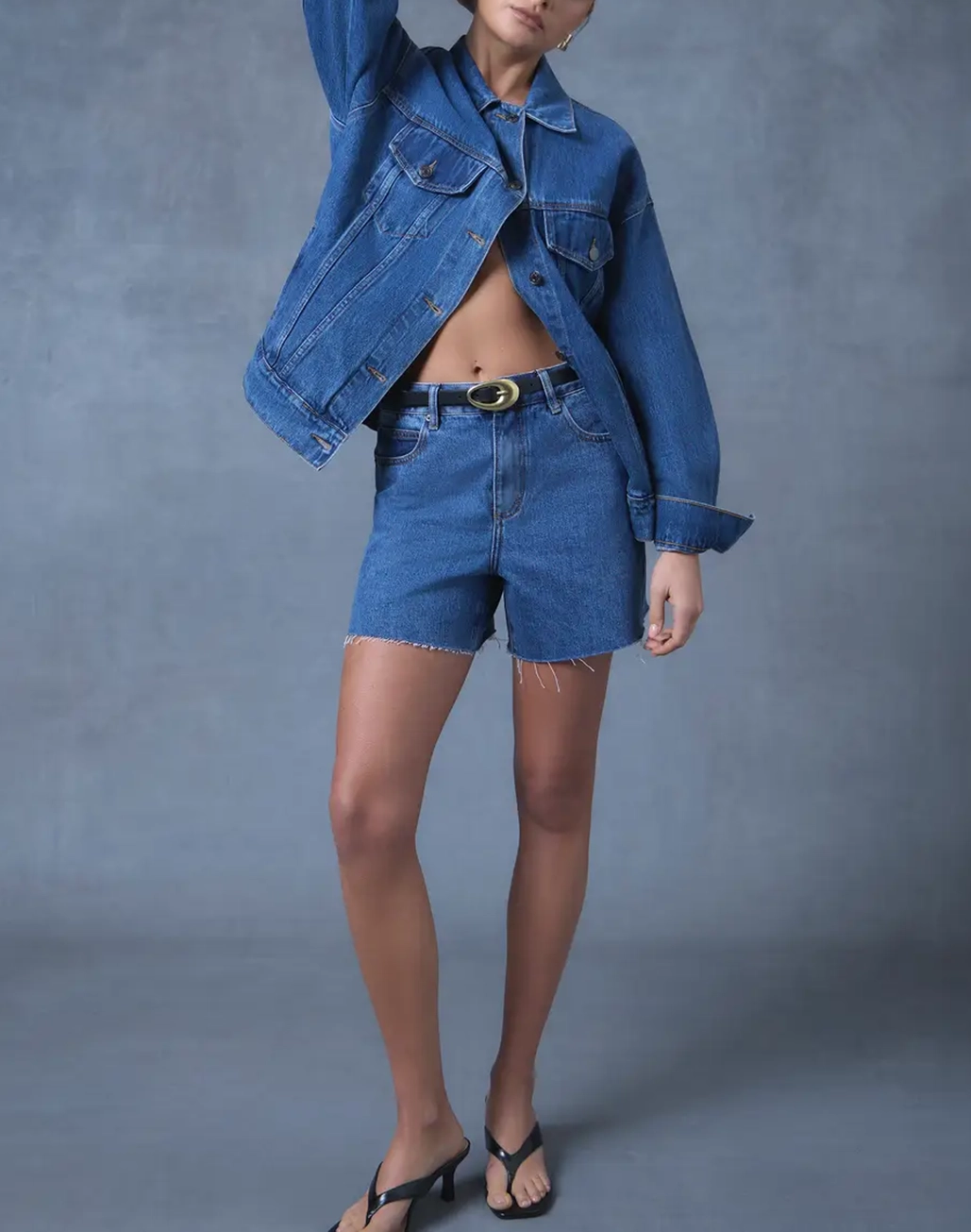 Longline Denim Jacket