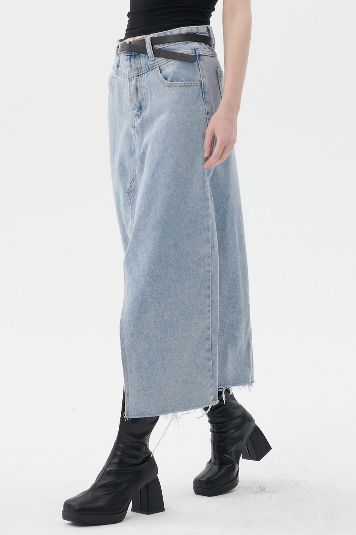 Peyton Denim Skirt