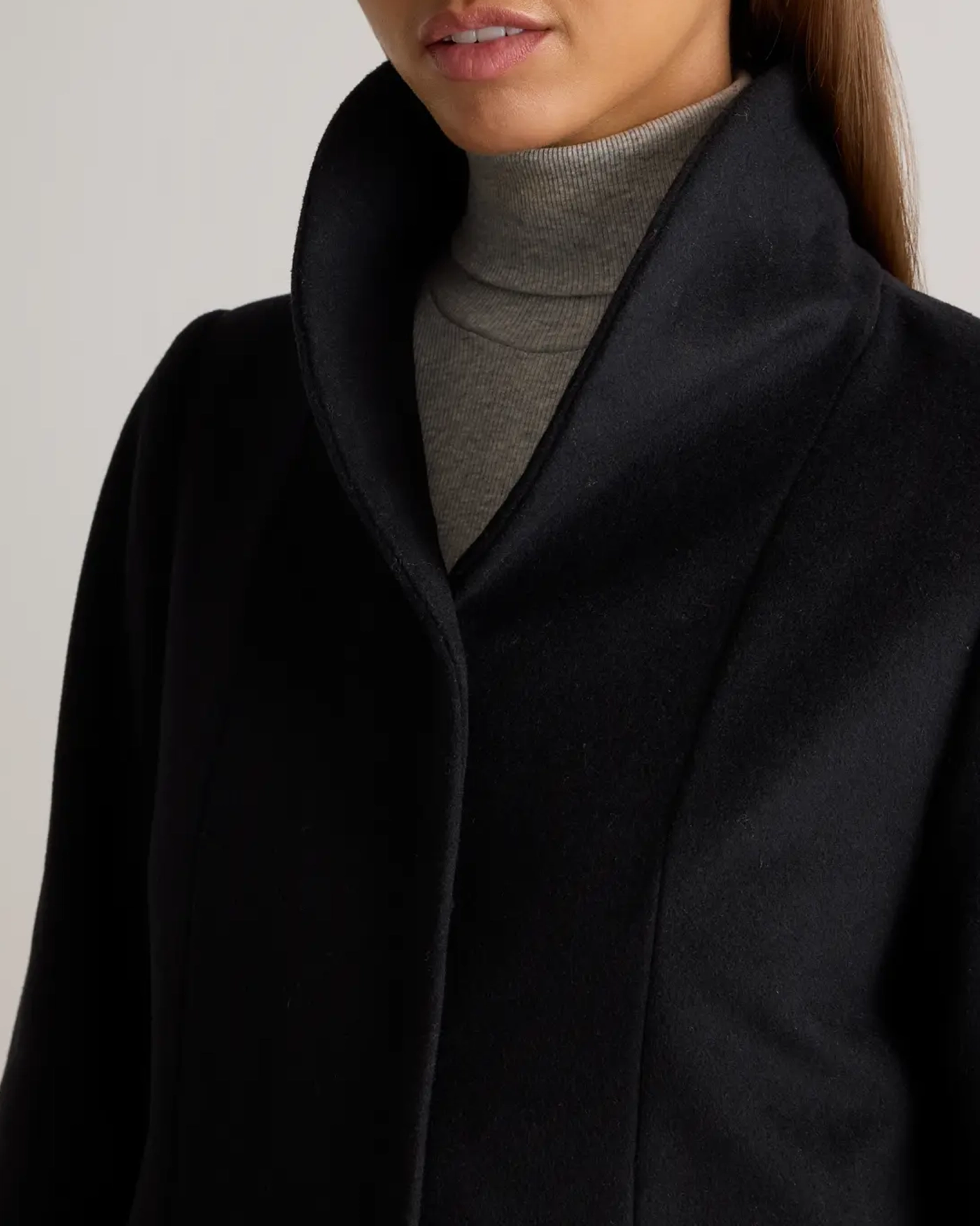 Italian Wool Cocoon Coat