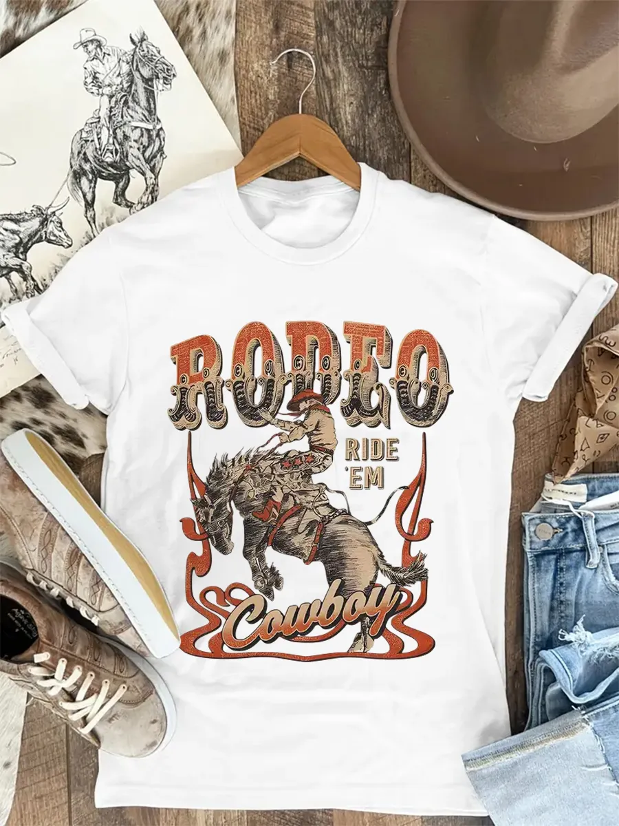 Retro Country Western Ranch Graphic T-shirt