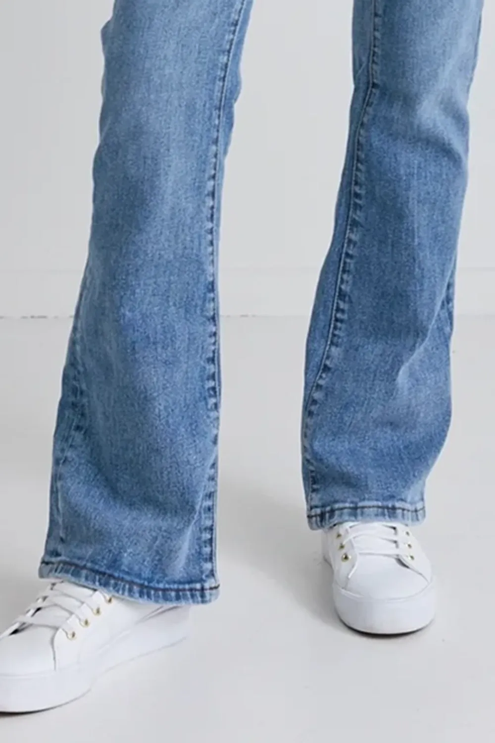 Hotline True Blue High Rise Flare Jean